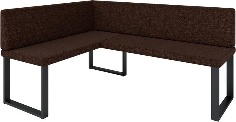 AN-MOEBEL4U Eckbank ALINA Metall, perfekt für Küche, Esszimmer, Wohnzimmer. Zwei Größen 128x168/142x196 von AN-MOEBEL4U