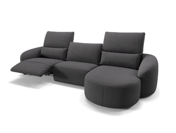Design Sofa ST. MORITZ Sitzecke Wohnlandschaft Stoff Eckgarnitur von sofanella