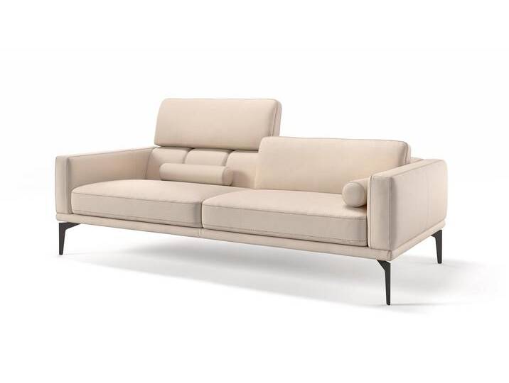 Designer Couch 3-Sitzer SALERNO Leder Sofa Ledercouch von sofanella