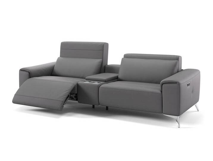 Designer Couch Leder 2-Sitzer Kinosofa BELLA Relaxsofa von sofanella