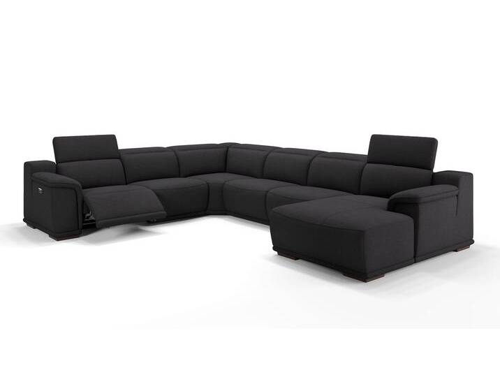 Designer Wohnlandschaft MONTEFINO Stoff Design Ecksofa von sofanella