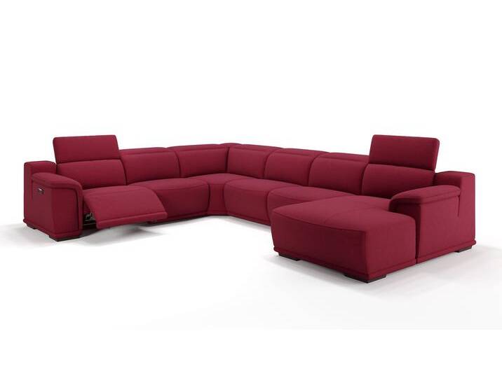 Designer Wohnlandschaft MONTEFINO Stoff Design Ecksofa von sofanella