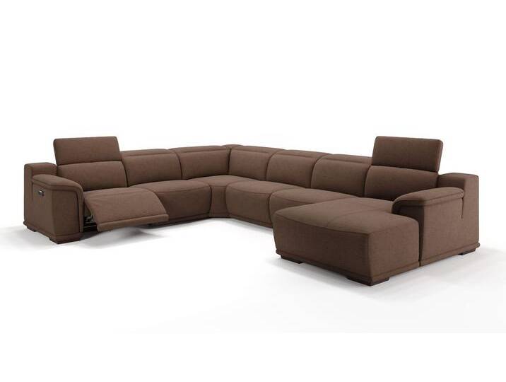 Designer Wohnlandschaft MONTEFINO Stoff Design Ecksofa von sofanella