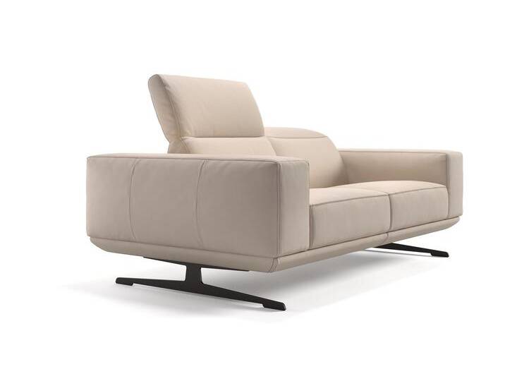 Leder 2-Sitzer Sofa MERANO Designer Couch Designsofa von sofanella