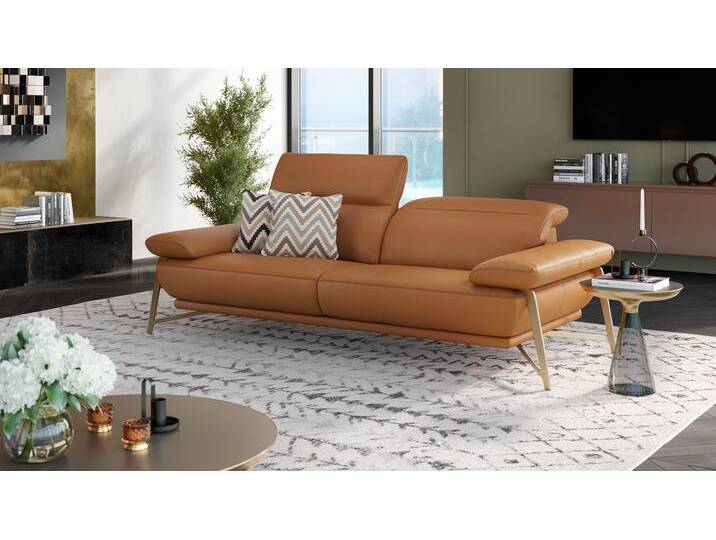 Ledersofa BIANCO Ledercouch Designer Couch von sofanella