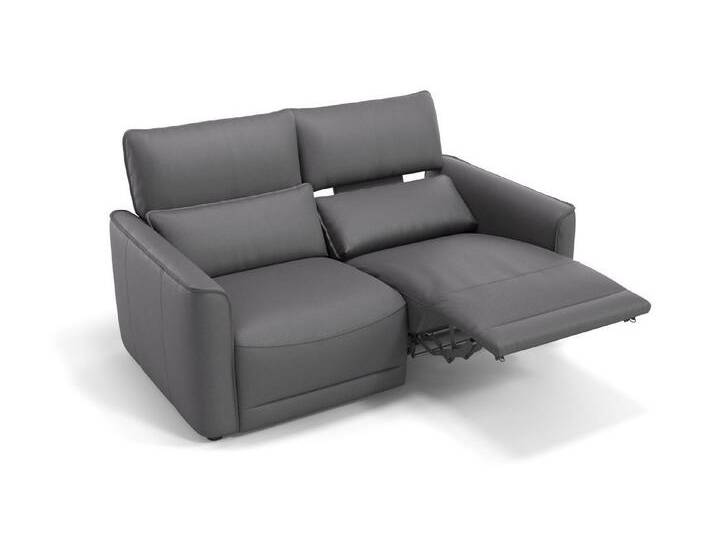 Sofanella 2-Sitzer Leder GALA, Relaxsofa, Designsofa, Designer Couch, Italienisches Sofa, 2er Sofa, grau Sofanella 2-Sitzer Leder GALA, Relaxsofa, Designsofa, Designer Couch, Italienisches Sofa, 2er Sofa, grau von sofanella
