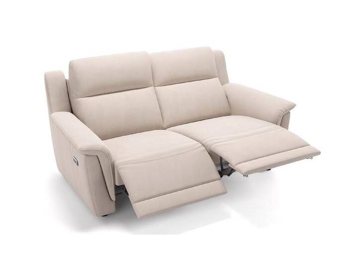 Sofanella 2-Sitzer Stoff MALITO, Relaxsofa, Designsofa, Designer Couch, Italienisches Sofa, 2er Sofa, beige von sofanella