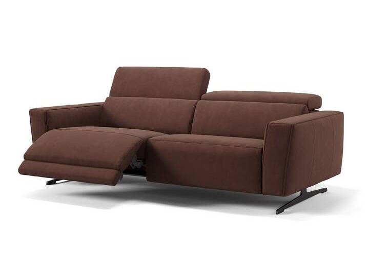 Sofanella 3-Sitzer Stoff ALESSO, Relaxcouch, Designersofa, Designer Sofa, 3er Couch, Sofagarnitur, braun von sofanella
