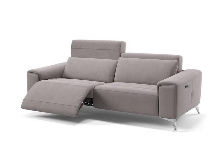 Sofanella 3-Sitzer Stoff BELLA, Relaxcouch, Designersofa, Designer Sofa, 3er Couch, Sofagarnitur, grau von sofanella