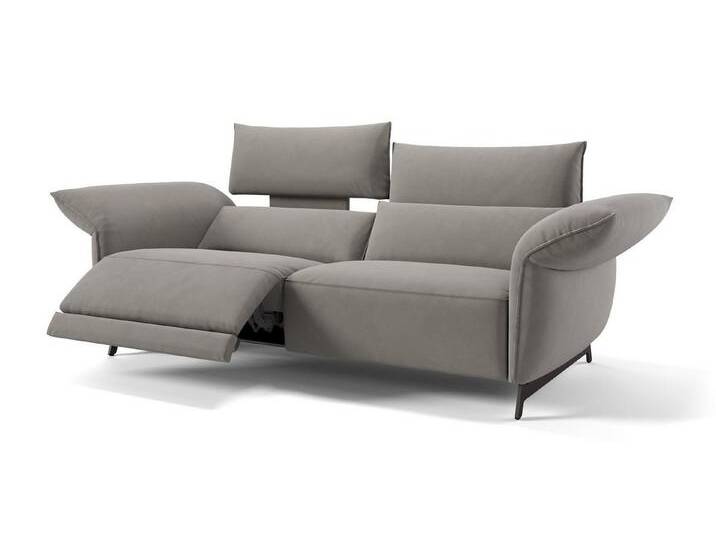 Sofanella 3-Sitzer Stoff CUNEO, Relaxcouch, Designersofa, Designer Sofa, 3er Couch, Sofagarnitur, grau von sofanella