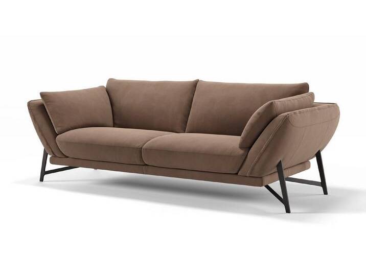 Sofanella 3-Sitzer Stoff ESTELLA, Relaxcouch, Designersofa, Designer Sofa, 3er Couch, Sofagarnitur, braun von sofanella