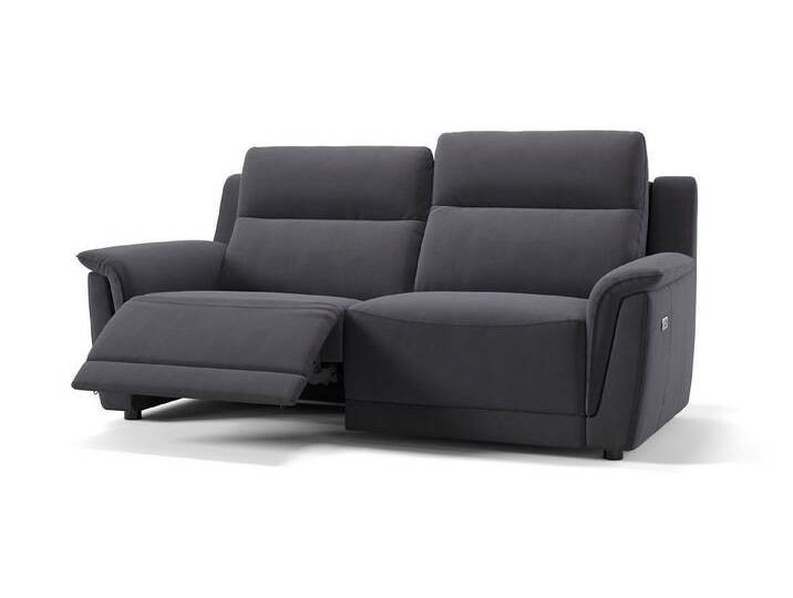 Sofanella 3-Sitzer Stoff MALITO, Relaxcouch, Designersofa, Designer Sofa, 3er Couch, Sofagarnitur, grau von sofanella