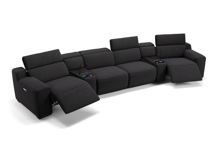 Stoff Heimkino Sofa LORETO Kino Sessel von sofanella