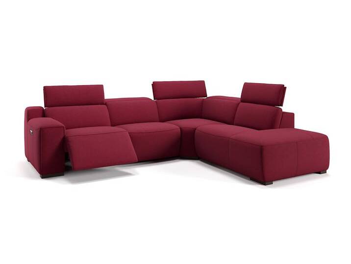 Stoff Wohnlandschaft LORETO Polsterecke XXL Couch von sofanella