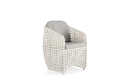 sofanella Grenada Gartenstuhl - Hochwertiger Garten Outdoor-Stuhl italienisches Design - Designer Terrassenstuhl - Grün von sofanella