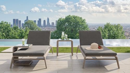 sofanella KAPSTADT Liege - Hochwertige Garten Chaiselongue italienisches Design - Designer Ruheliege - Rot von sofanella