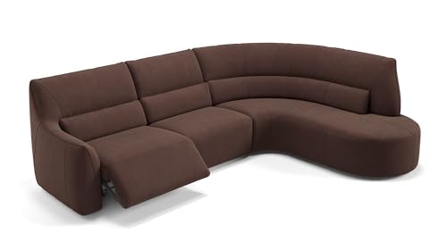 sofanella Stoff Ecksofa Pesaro - Designer Sofa L-Form Ausrichtung Rechts - Hochwertiges Stoffsofa verstellbar - Elektrische Relaxfunktion S: 271 Breite x 88 Tiefe sofanella Stoff Ecksofa Pesaro - Designer Sofa L-Form Ausrichtung Rechts - Hochwertiges Stoffsofa verstellbar - Elektrische Relaxfunktion S: 271 Breite x 88 Tiefe von sofanella