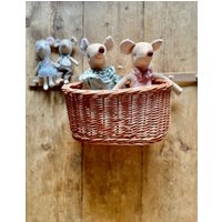 Blumenampel, Wandkorb, Hängeampel Rattan Korb, Aufbewahrungskorb, Groß Blumenampel, Wandkorb, Hängeampel Rattan Korb, Aufbewahrungskorb, Groß von sofishopUK