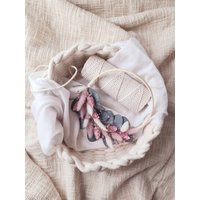 Mini Flieder Power I Trockenblumenkranz Flower Loop 15cm Holzring von sofleurDesign