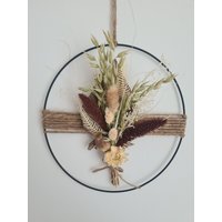 Trockenblumenbouquet Rustical Harmony I 25cm Trockenblumenring von sofleurDesign