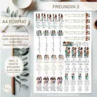 Wasserschiebefolie | Kerzentattoos Din A 4 Freundin 2 von sofleurDesign