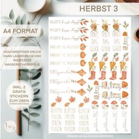 Wasserschiebefolie | Kerzentattoos Herbst 3 |Din A 4 Wasserschiebefolie | Kerzentattoos Herbst 3 |Din A 4 von sofleurDesign