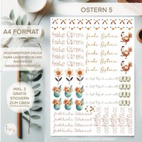 Wasserschiebefolie | Ostern 5 Din A 4 Wasserschiebefolie | Ostern 5 Din A 4 von sofleurDesign
