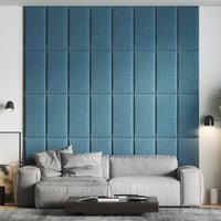 Wandpolster Velour Petrol 60x30 cm - Wandkissen Mit Extra Weicher 50 Mm Polsterung von softwallsDE