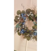Kranz Aus Trockenblumen , Als Tischkranz Oder Türkranz Einsetzbar von soinlovewith
