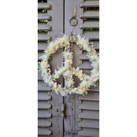 Peacezeichen Aus Trockenblumen, Lagurus, Pampasgras von soinlovewith