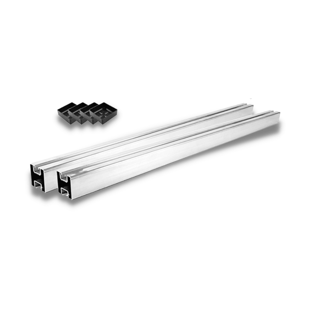 2 x Aluminiumprofil Halterung Mini-Solaranlage 2 x Aluminiumprofil Halterung Mini-Solaranlage von solago