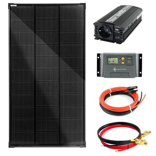 SOLARTRONICS Komplettset 1x120 Watt Solarmodul 1080x580, NM 600 Watt Wandler 10A Laderegler Photovoltaik Inselanlage SOLARTRONICS Komplettset 1x120 Watt Solarmodul 1080x580, NM 600 Watt Wandler 10A Laderegler Photovoltaik Inselanlage von solartronics