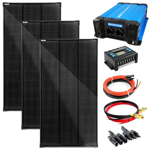 SOLARTRONICS Komplettset 3x120 Watt Solarmodul 1080x580, FSD 1500W 12V Spannungswandler + 30A Laderegler + Solarkabel + 3-fach Solarstecker Photovoltaikanlagen Inselanlage Wohnmobil SOLARTRONICS Komplettset 3x120 Watt Solarmodul 1080x580, FSD 1500W 12V Spannungswandler + 30A Laderegler + Solarkabel + 3-fach Solarstecker Photovoltaikanlagen Inselanlage Wohnmobil von solartronics