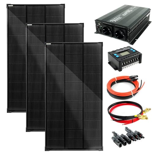 SOLARTRONICS Komplettset 3x120 Watt Solarmodul 1080x580, NM 1500W Wandler + 30A Laderegler + Solarkabel + 3-fach Solarstecker Photovoltaikanlange Inselanlage Wohnmobil SOLARTRONICS Komplettset 3x120 Watt Solarmodul 1080x580, NM 1500W Wandler + 30A Laderegler + Solarkabel + 3-fach Solarstecker Photovoltaikanlange Inselanlage Wohnmobil von solartronics