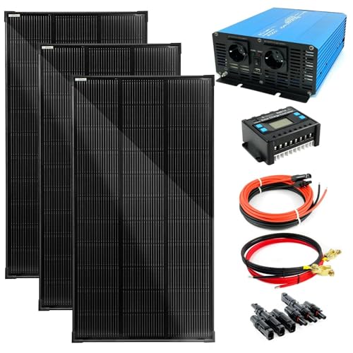 SOLARTRONICS Komplettset 3x120 Watt Solarmodul 1080x580, TS 1500W Spannungswandler + 30A Laderegler + Solarkabel + Solarstecker Wohnmobil Inselanlage Photovoltaikanlagen SOLARTRONICS Komplettset 3x120 Watt Solarmodul 1080x580, TS 1500W Spannungswandler + 30A Laderegler + Solarkabel + Solarstecker Wohnmobil Inselanlage Photovoltaikanlagen von solartronics
