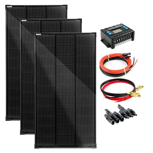 SOLARTRONICS Solar Set 3x 120W monokristalline Solarmodul 1080x580, 30A Laderegler blau+ Solarkabel, Batteriekabel + Solarstecker SOLARTRONICS Solar Set 3x 120W monokristalline Solarmodul 1080x580, 30A Laderegler blau+ Solarkabel, Batteriekabel + Solarstecker von solartronics
