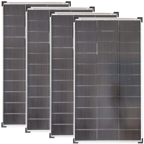SOLARTRONICS Solarmodul 120 Watt Mono bifazial 18 V 18 Busbars Solarpanel Solarzelle (4 Stück) von solartronics