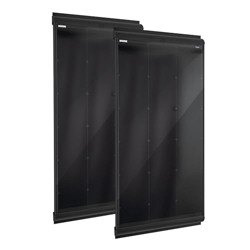 SOLARTRONICS Solarmodul 2 x 120W – vormontierte Spoiler für bequeme & sichere Montage, ideal für Wohnmobil, Boot, Camping, Garten & Off-Grid Systeme von solartronics