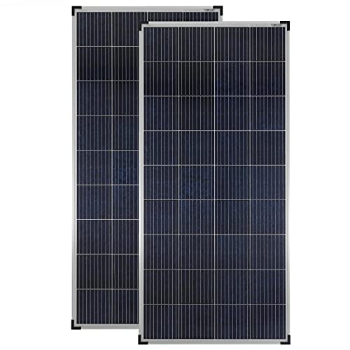 SOLARTRONICS Solarmodule 2 Stück 180 Watt Poly Solarpanele Solarzellen für Solaranlagen Garten Camping Wohnwagen Inselanlagen 1475x675x35mm Photovoltaik von solartronics