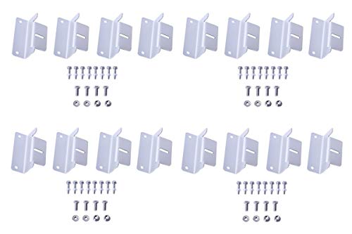 Solarmodul Halterung Befestigung Montagewinkel Aluminium Z Winkel Solar Panel Wand Dach (4 x Set) von solartronics