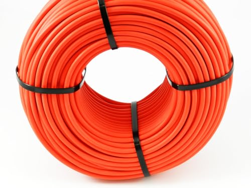 SOLARTRONICS Solarkabel 6mm² 100m rot, Photovoltaik Kabel H1Z2Z2-K, UV-fest, Solar Verlängerungskabel, Solar Anschlusskabel für Solarpanel & Laderegler - Made in Germany - 0% mwSt. SOLARTRONICS Solarkabel 6mm² 100m rot, Photovoltaik Kabel H1Z2Z2-K, UV-fest, Solar Verlängerungskabel, Solar Anschlusskabel für Solarpanel & Laderegler - Made in Germany - 0% mwSt. von solartronics