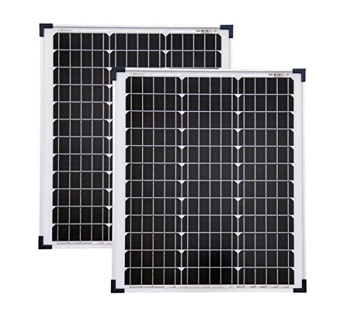 solartronics Solarmodule 2 Stück 50 Watt Mono Solarpanel Solarzelle Photovoltaik 92336 von solartronics