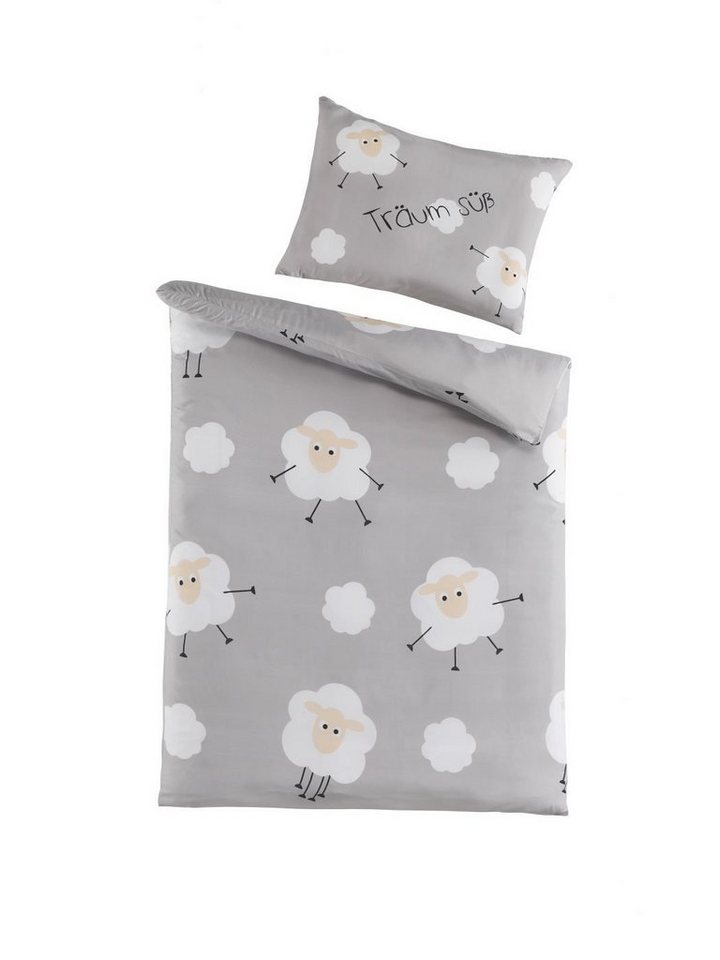 soma Babybettwäsche Bettwäsche 100 cm x 135 cm Träum Süß, 2 teilig, baby bettwäsche babybettwäsche 100x135 von soma