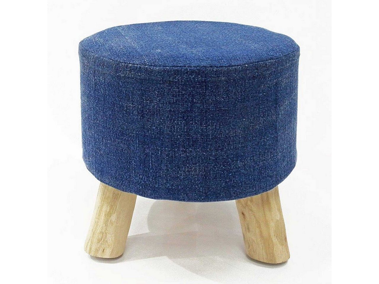 soma Sessel Soma Sitzhocker Stone Washed Hocker Pouf Schemel Ø 35 cm Höhe 45 cm mi, Stuhl Sessel Sitzplatz Sitzmöbel von soma