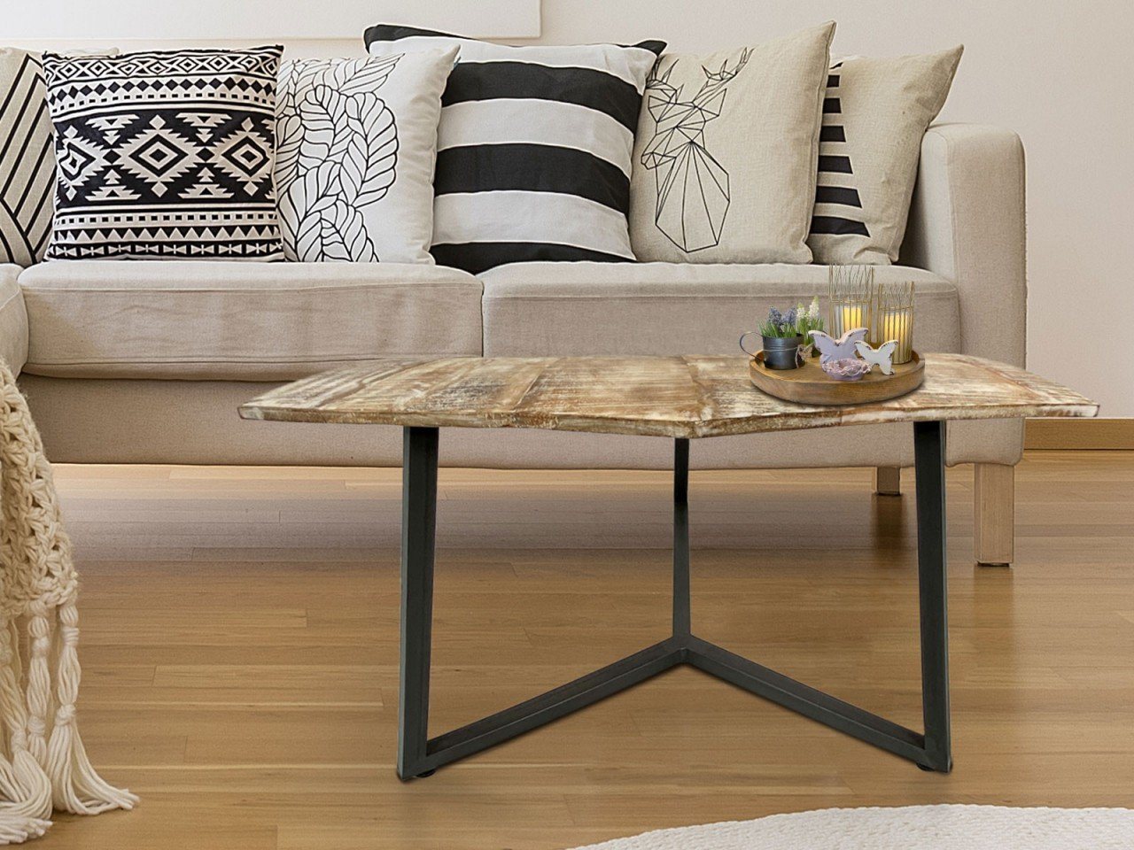soma Couchtisch Couchtisch 74 x 56 cm nachhaltig Wohnzimmer Tisch von soma