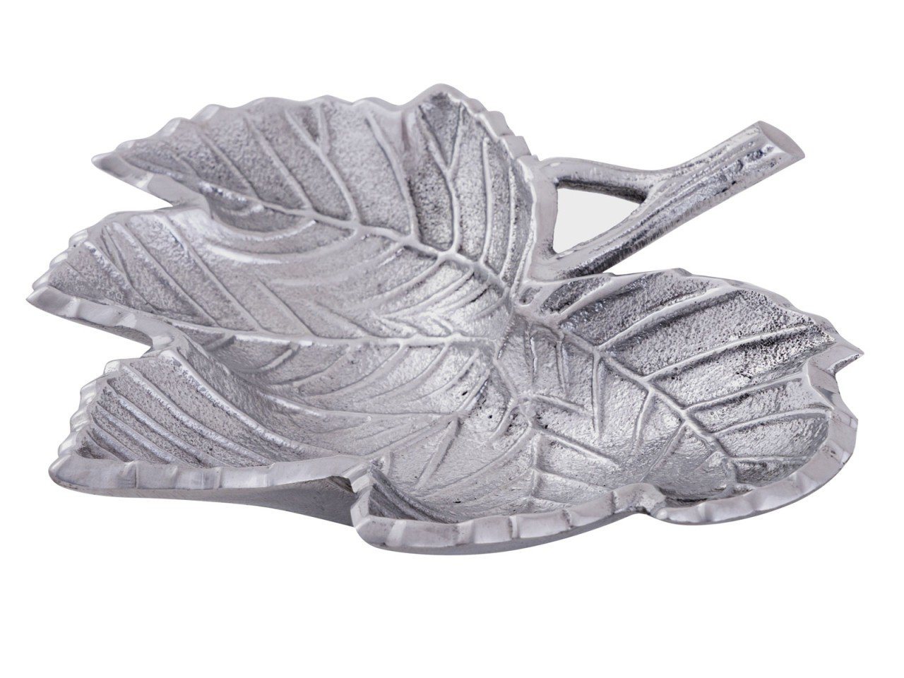 soma Dekoschale Dekoschale Schale Aluminium Leaf gold o. silber Blattschale von soma