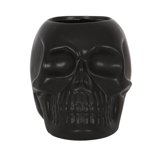 Something Different BadezimmerSet Black Skull Toothbrush Holder Mehrfarben von something different