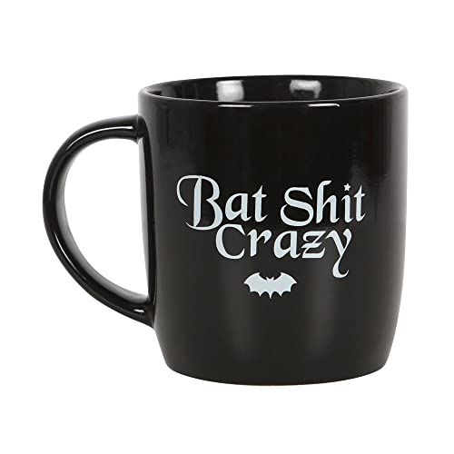 something different - Bat Sh*t Crazy - Gothic Neuheit Kaffeetasse - Teetasse - Lustige Fledermaus-Tasse von something different