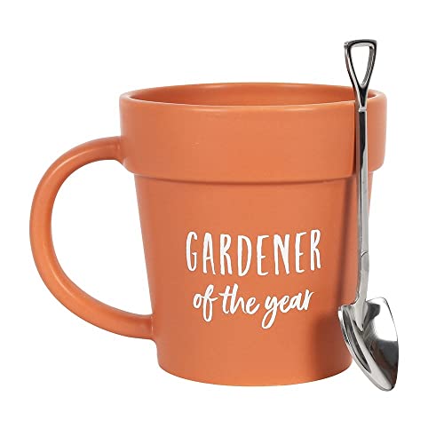 something different Gardener of the Year Tasse & Sppon Geschenkset von something different