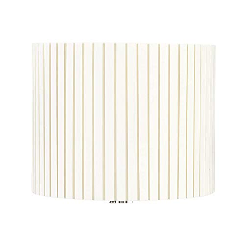 Schirm zu Stehlampe Tischleuchte Pleat von Sompex creme Plissee Ersatz Lampenschirm Stoff Textil hell E14 Ø30cm 25cm hoch von sompex